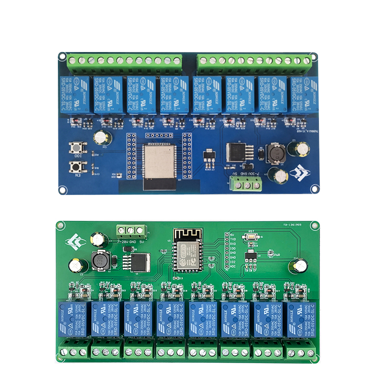 Esp32 Uart Module - ESP8266 / ESP32 WIFI 8-kanaals relaismodule