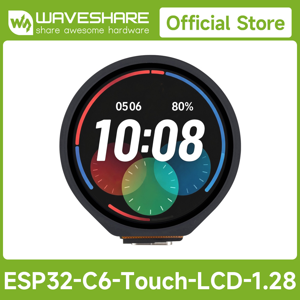 Esp32 C6 - ESP32-C6 1.28 inch Touch LCD Display