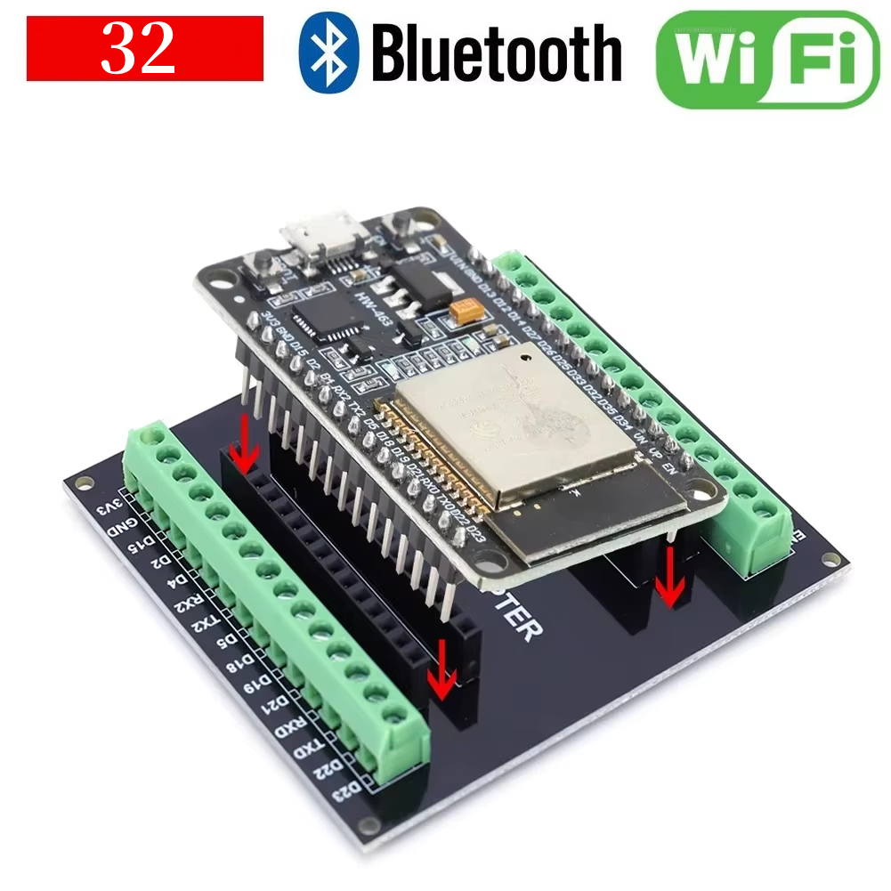 Esp32 Devkit - 32S Uitbreidingskaart CP2102 NodeMCU-32S Lua 30pin/38Pin