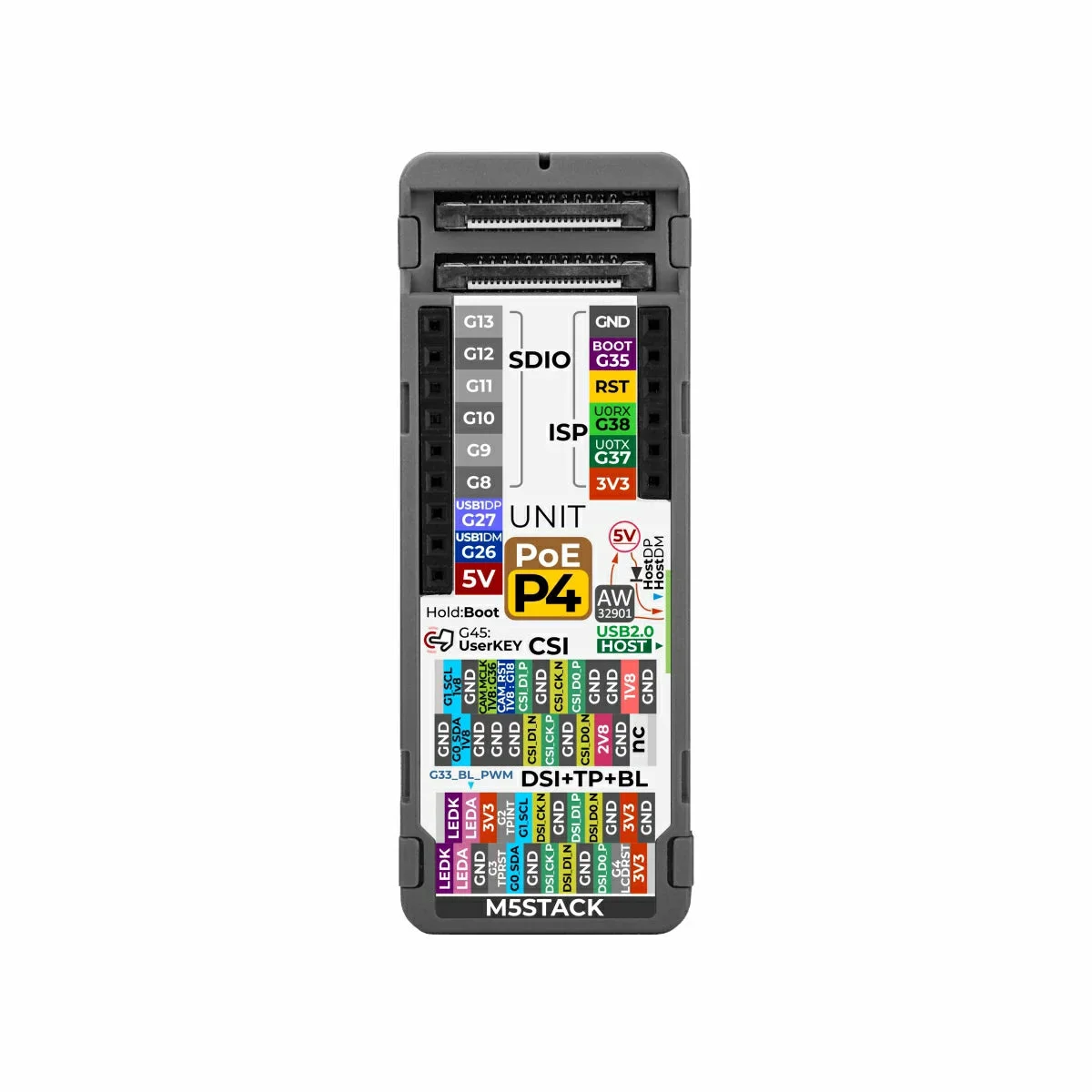 M5Stack-module met PoE-functio - Esp32 P4 recensie en prijs